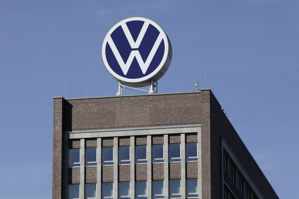 Volkswagen building logo