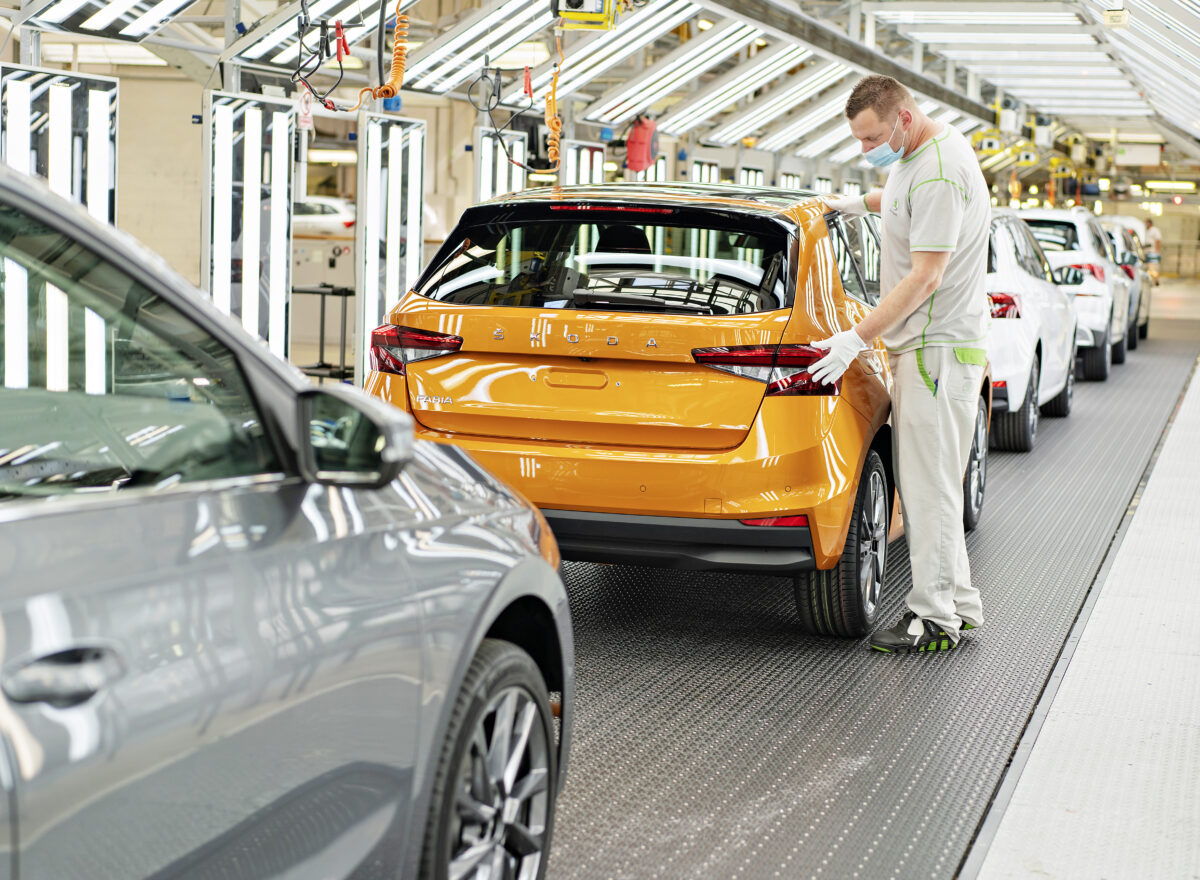 Skoda Fabia production