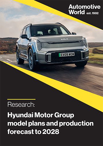 Hyundai Motor Group model plans and production forecast to 2028