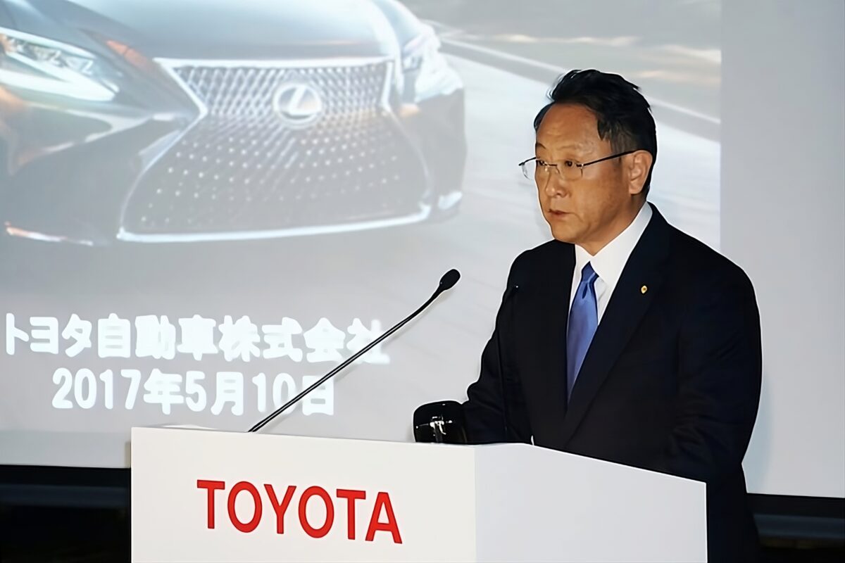 Akio Toyoda, Toyota Chairman, former president