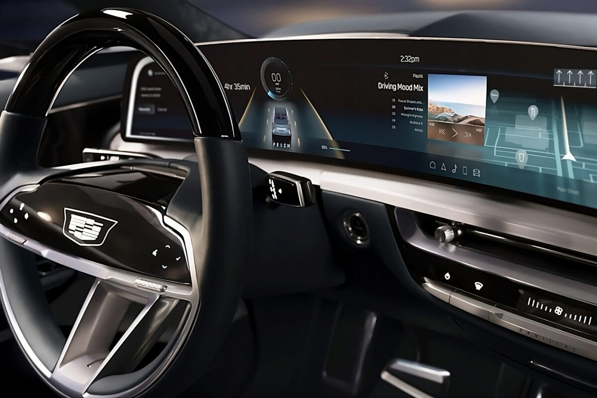 GM Cadillac Lyriq infotainment software image