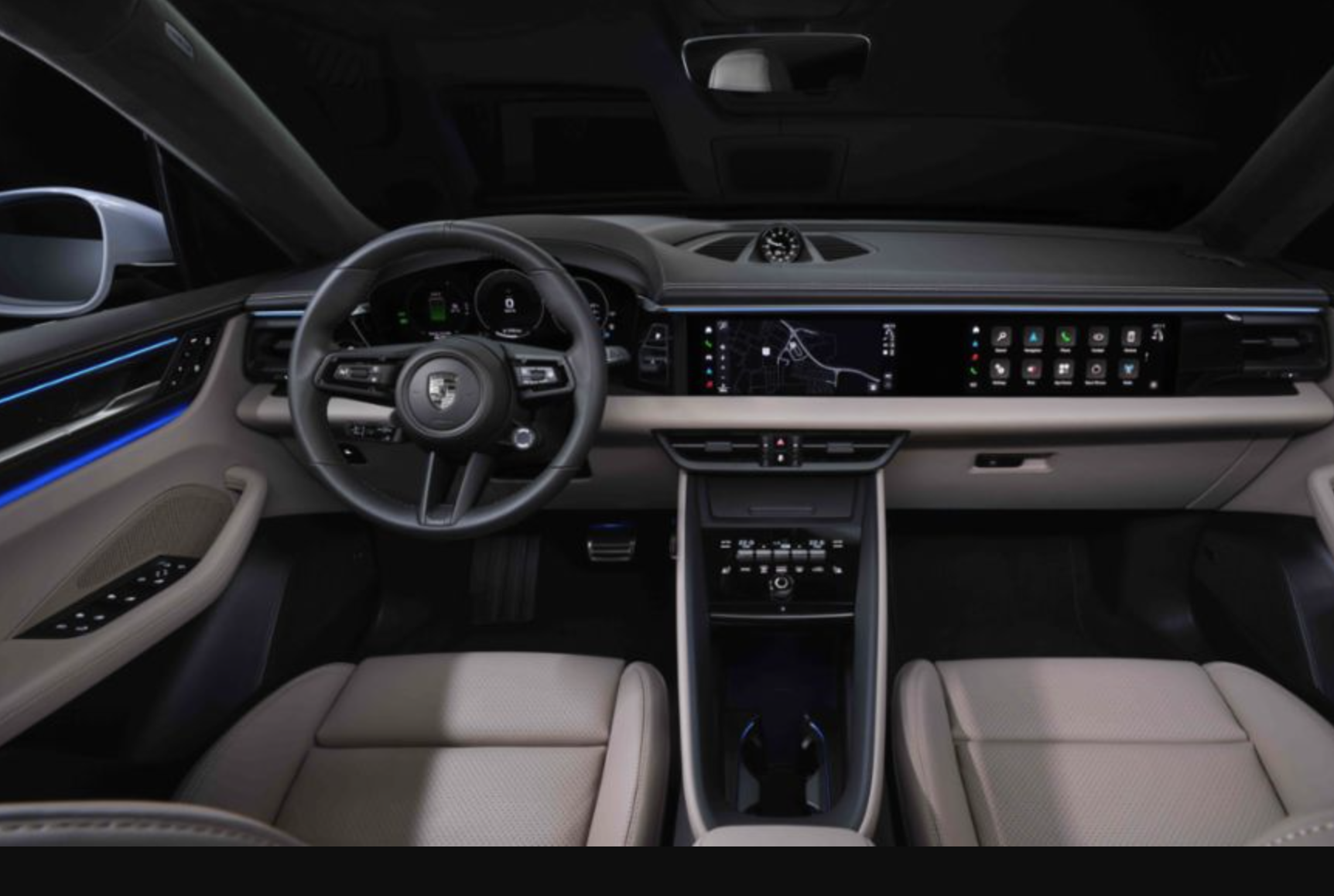 Macan EV interior